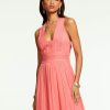 Dresses Ramy Brook | Ramy Brook Lulu V-Neck Midi Dress Punch