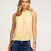 Clothing Ramy Brook | Ramy Brook Shop All Tai High Neck Tank Top Daffodil