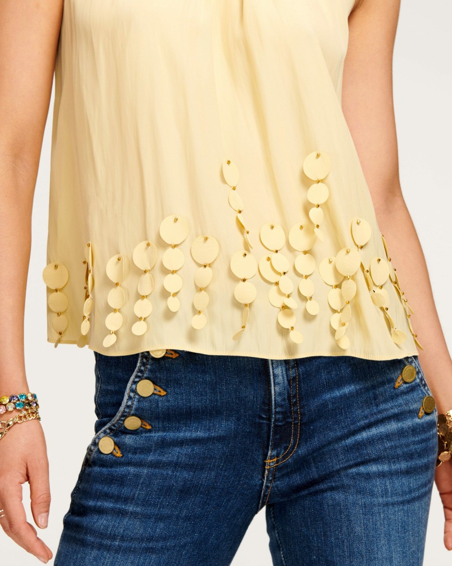 Clothing Ramy Brook | Ramy Brook Shop All Tai High Neck Tank Top Daffodil