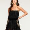 Swim Ramy Brook | Ramy Brook Jo Strapless Mini Dress Black