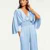 Clothing Ramy Brook | Ramy Brook Cheri Wide Leg Jumpsuit Ocean