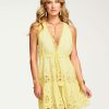 Swim Ramy Brook | Ramy Brook Vilma Coverup Mini Dress Pineapple