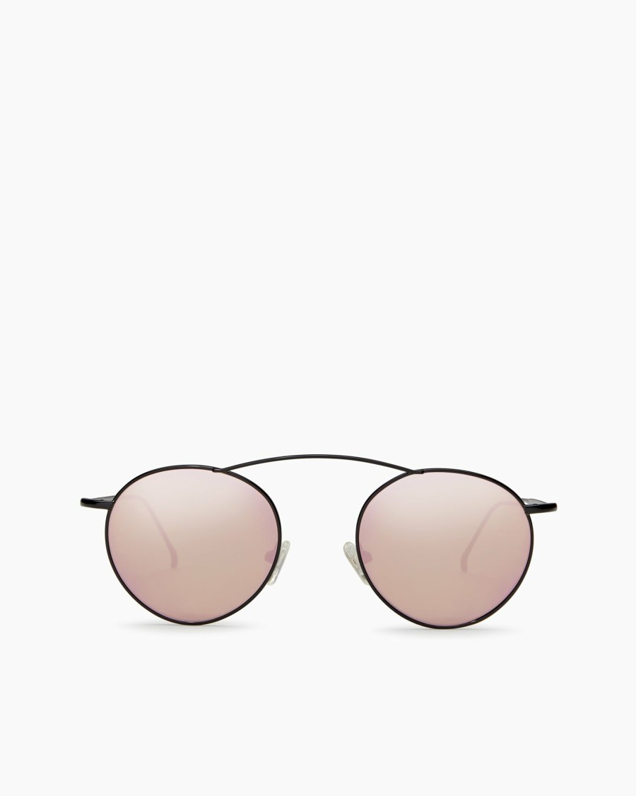 Swim Ramy Brook | Ramy Brook Shop All Tulum Round Sunglasses Mirrored Pink