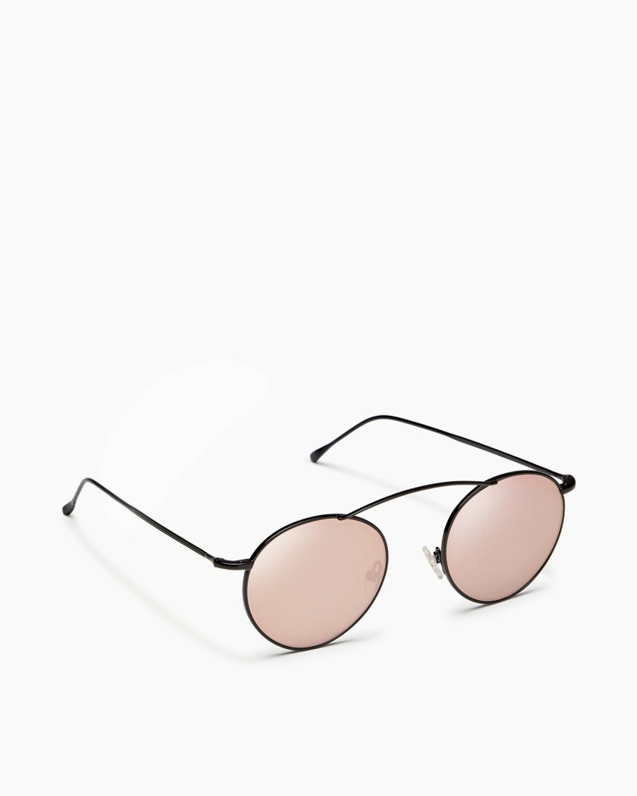 Swim Ramy Brook | Ramy Brook Shop All Tulum Round Sunglasses Mirrored Pink