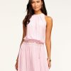 Dresses Ramy Brook | Ramy Brook Audrey Smocked Midi Dress All New Arrivals Opal Pink