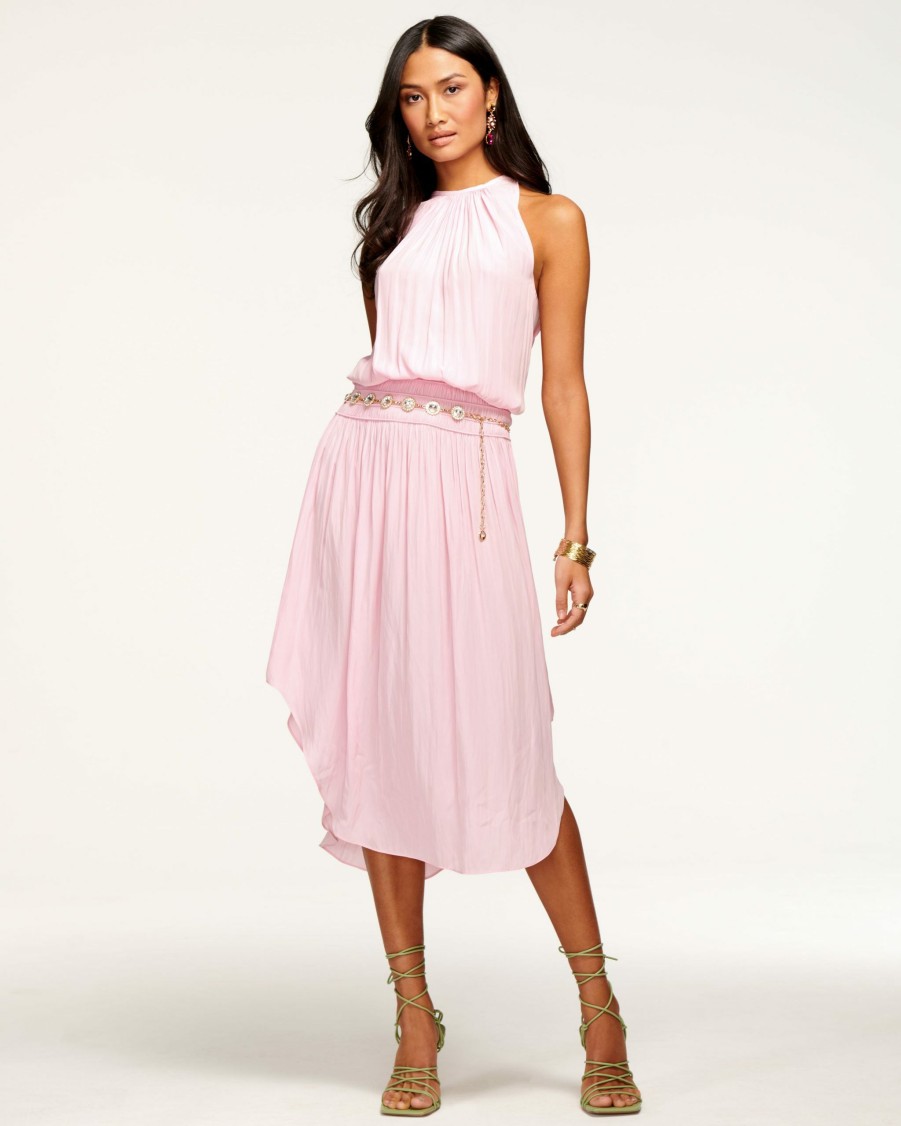 Dresses Ramy Brook | Ramy Brook Audrey Smocked Midi Dress All New Arrivals Opal Pink