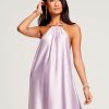 Dresses Ramy Brook | Ramy Brook All New Arrivals Jupiter Halter Maxi Dress Pale Lavender