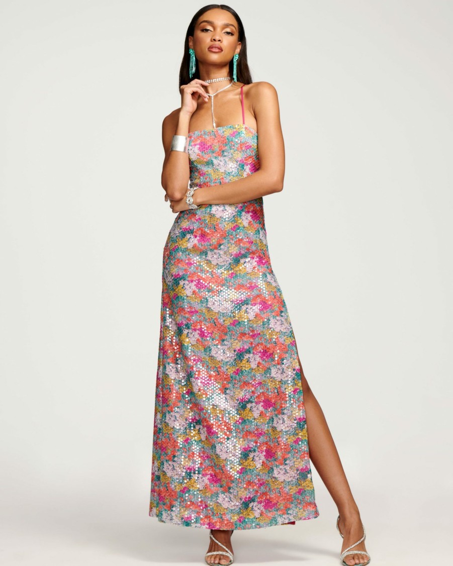 Dresses Ramy Brook | Ramy Brook Zendaya Slit Maxi Dress Bright Pink