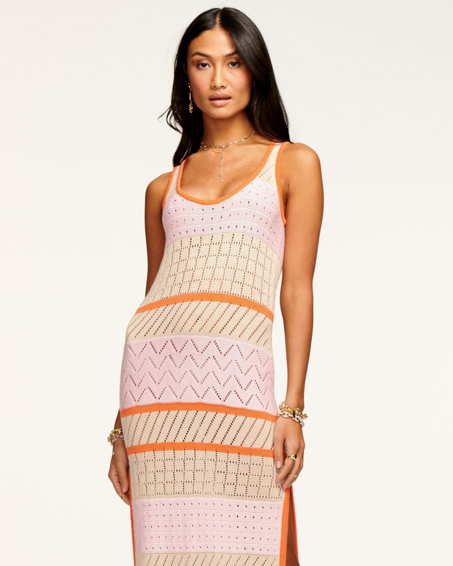 Dresses Ramy Brook | Ramy Brook Rachi Slit Midi Dress All New Arrivals Opal Pink