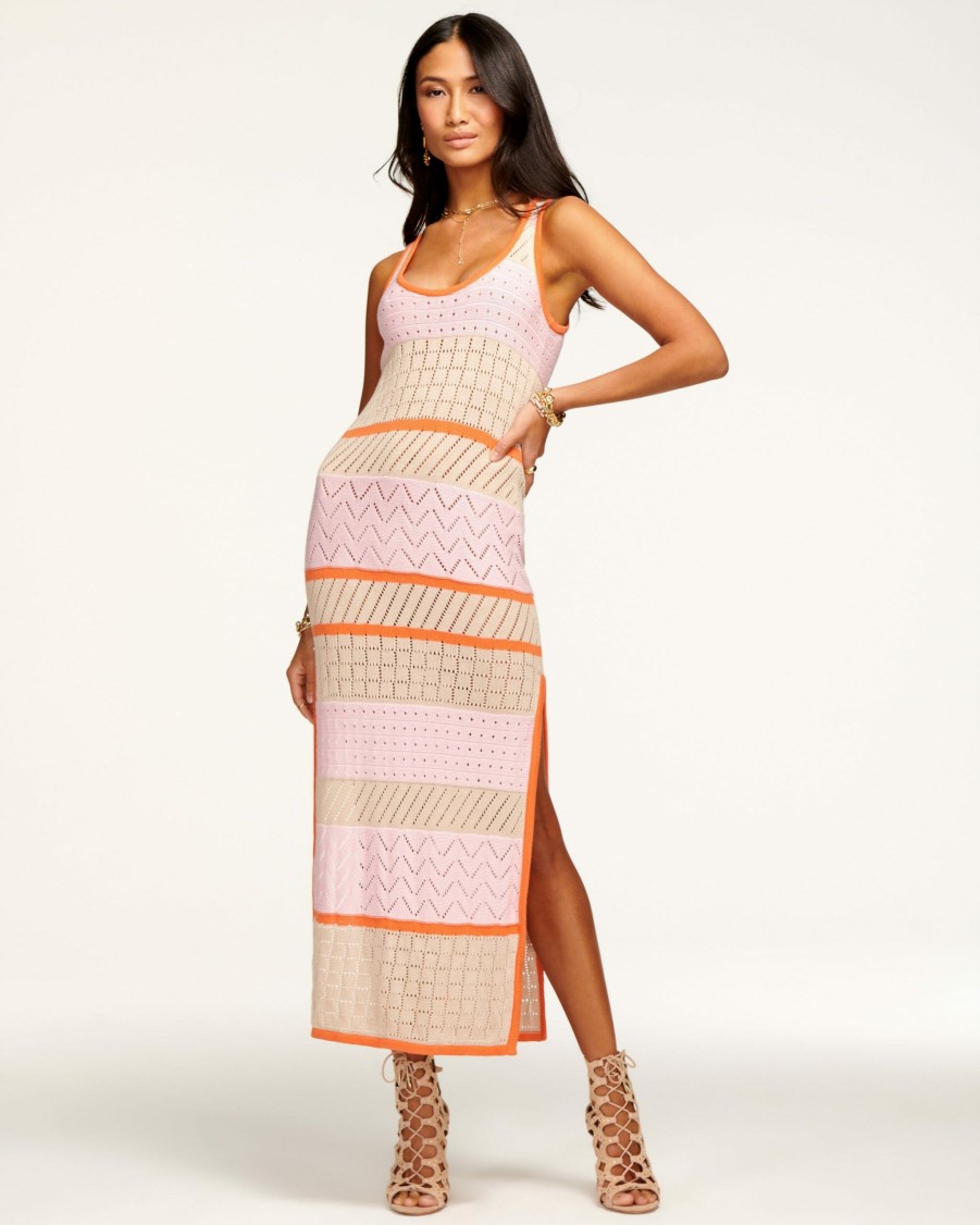 Dresses Ramy Brook | Ramy Brook Rachi Slit Midi Dress All New Arrivals Opal Pink