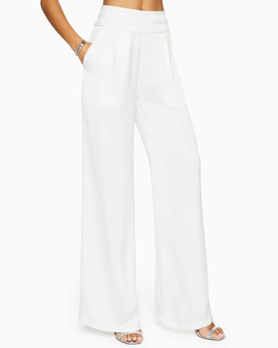 Dresses Ramy Brook | Ramy Brook Joss Wide Leg Pant Shop All Ivory