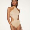 Swim Ramy Brook | Ramy Brook Ibiza Cut Out One Piece Swimsuit Gold