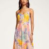 Dresses Ramy Brook | Ramy Brook Printed Ivy Tiered Maxi Dress Pale Lavender