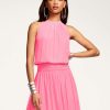 Dresses Ramy Brook | Ramy Brook Audrey Smocked Midi Dress All New Arrivals Wild Pink