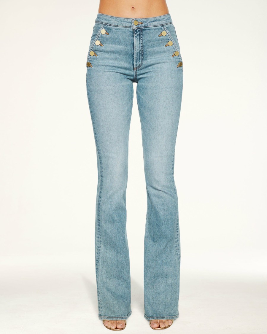 Clothing Ramy Brook | Ramy Brook All New Arrivals Helena High-Rise Flare Jean Soho Wash