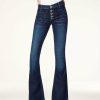 Clothing Ramy Brook | Ramy Brook All New Arrivals Cindy High-Rise Flare Jean Dark Rinse