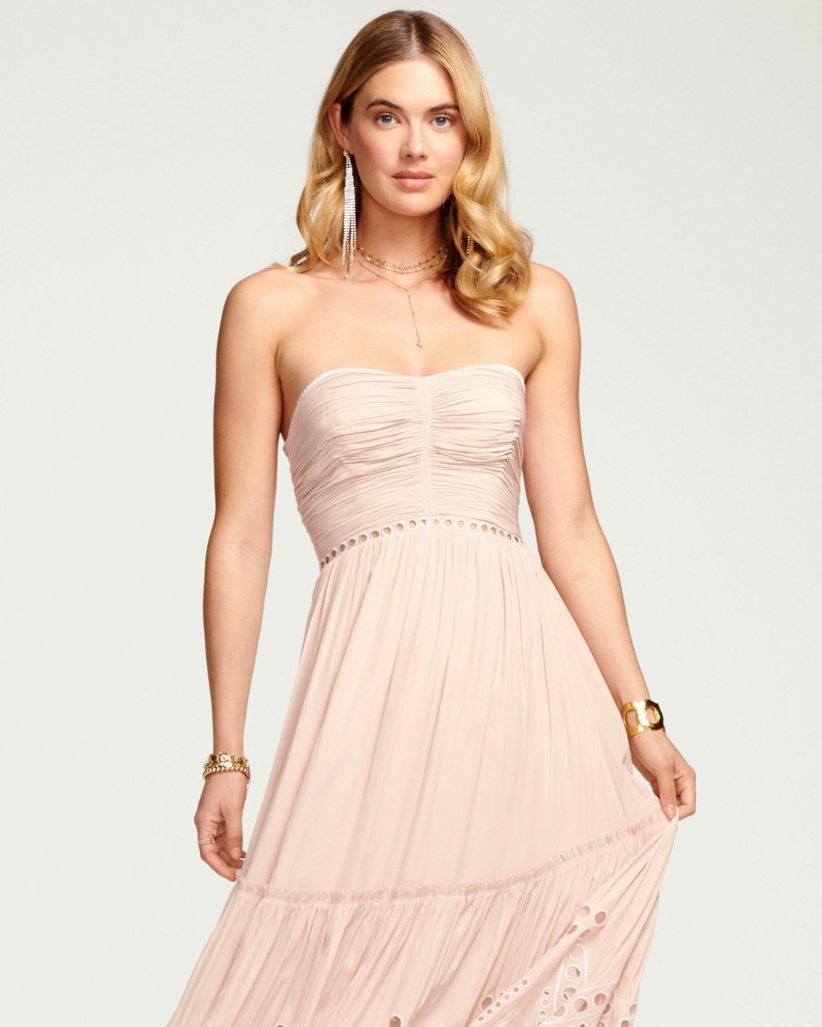 Dresses Ramy Brook | Ramy Brook Stephy Strapless Midi Dress All New Arrivals Blush