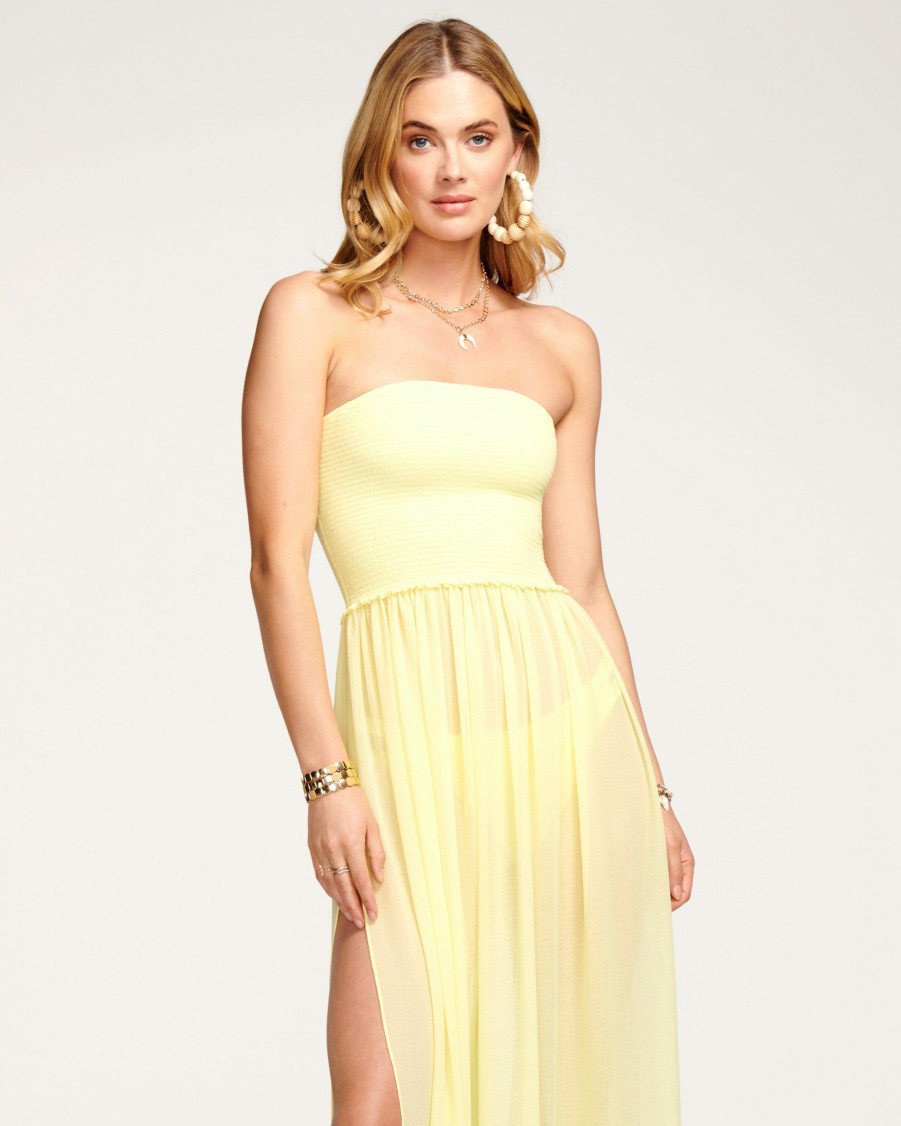 Swim Ramy Brook | Ramy Brook All New Arrivals Calista Coverup Maxi Dress Pineapple