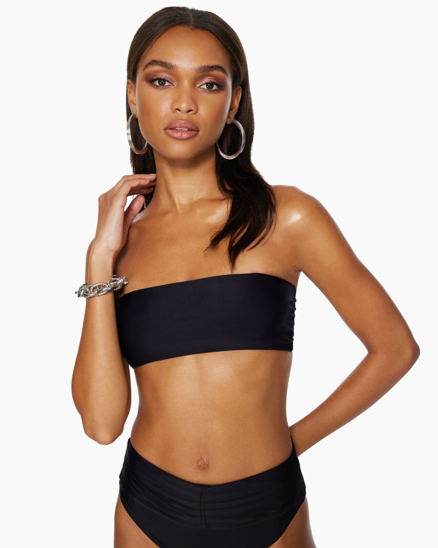 Swim Ramy Brook | Ramy Brook Shop All Venice Bandeau Bikini Top Black