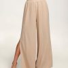 Swim Ramy Brook | Ramy Brook Knit Athena Palazzo Pant New Swim Neutral