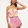 Swim Ramy Brook | Ramy Brook Mer Coverup Mini Dress Pink