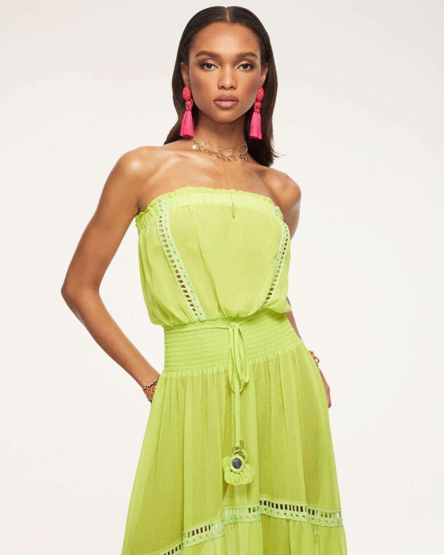 Swim Ramy Brook | Ramy Brook Shop All Rae Coverup Maxi Dress Limelight