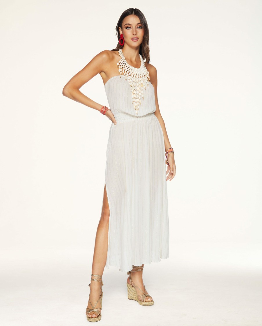 Swim Ramy Brook | Ramy Brook Viola Coverup Maxi Dress White