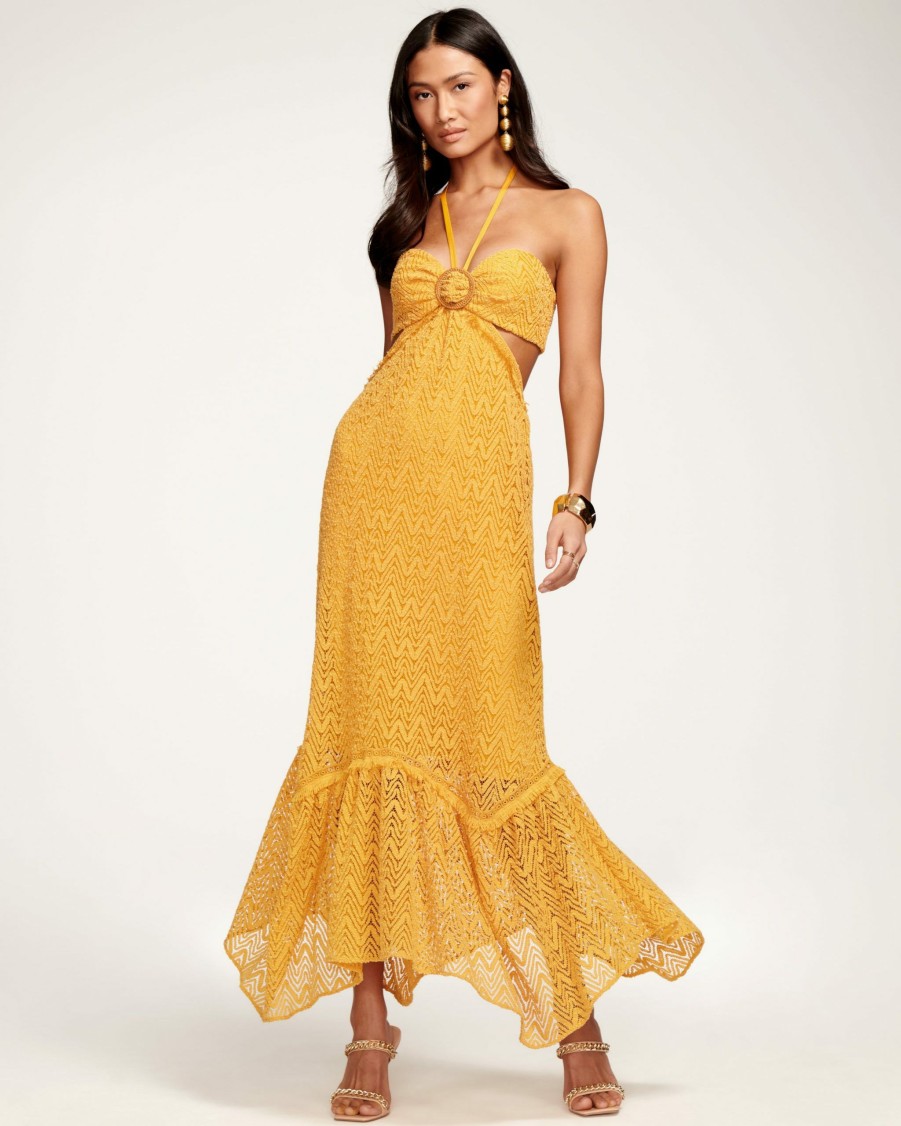 Dresses Ramy Brook | Ramy Brook Topez Cutout Maxi Dress All New Arrivals Radiant Yellow