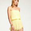 Swim Ramy Brook | Ramy Brook Marcie Coverup Mini Dress Pineapple