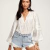 Clothing Ramy Brook | Ramy Brook All New Arrivals Kyle Long Sleeve Blouse Ivory