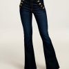 Clothing Ramy Brook | Ramy Brook Helena High-Rise Flare Jean All New Arrivals Dark Rinse