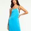 Clothing Ramy Brook | Ramy Brook Yara Slip Midi Dress Lagoon