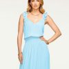 Dresses Ramy Brook | Ramy Brook Chloe Tiered Midi Dress Sky