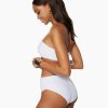 Swim Ramy Brook | Ramy Brook Shop All Ivo Ruched Bikini Bottom White